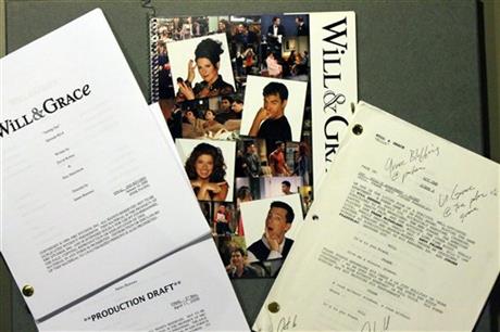 Items from the television show Will & Grace to be displayed at The Smithsonian.