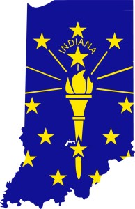 Indiana_map-flag