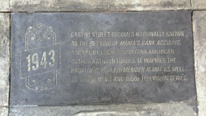 Kathryn Forbes plaque